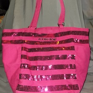 VICTORIAS SECRET PINK SEQUENCE TOTE